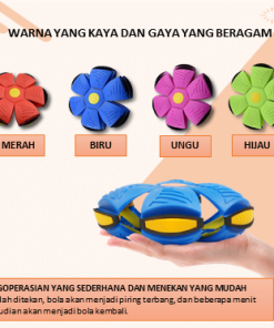 Mainan Bola Ufo Magic Ball Terbang Ajaib Interaktif Dengan Lampu LED Kelap Kelip Musik Bola Injak Viral - Gambar 8