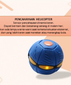 Mainan Bola Ufo Magic Ball Terbang Ajaib Interaktif Dengan Lampu LED Kelap Kelip Musik Bola Injak Viral - Gambar 7