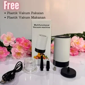 Alat Vakum Makanan Frozen Multifungsi  bisa untuk Vacum Baju Vacuum Travel Bag dan Pompa Bola USB Charger Portable