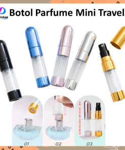 Botol Parfum Kosong Travel Mini Refill Spray 5ml isi ulang Parfume Bottle Unik Portable