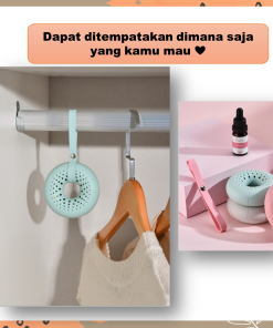 Pewangi ruangan serbaguna untuk Aromaterapi pengharum kamar mandi kamar tidur lemari pakaian gantung Portable tahan lama - Gambar 7