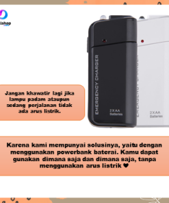 Powerbank Multifungsi Univesal Portable USB Emergency AA Battery Extender Charger Power bank untuk HP MP3 MP4 - Gambar 3