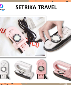 Setrika Mini Traveling Strika Lipat  Gosokan Baju Strikaan Listrik Iron Portabel