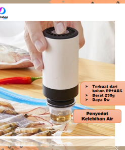 Alat Vakum Makanan Frozen Multifungsi  bisa untuk Vacum Baju Vacuum Travel Bag dan Pompa Bola USB Charger Portable - Gambar 11