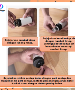 Alat Vakum Makanan Frozen Multifungsi  bisa untuk Vacum Baju Vacuum Travel Bag dan Pompa Bola USB Charger Portable - Gambar 9