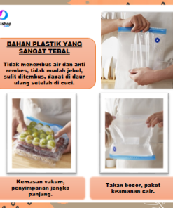 Alat Vakum Makanan Frozen Multifungsi  bisa untuk Vacum Baju Vacuum Travel Bag dan Pompa Bola USB Charger Portable - Gambar 4