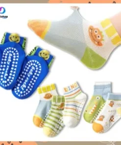 Kaos Kaki Anak Perempuan Laki laki Anti Slip Licin Motif Lucu Import Kaus kaki Bermain Playground