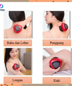 Alternative view of Alat Bekam Kerik Kerokan Elektrik Kop Angin Terapi Massage Badan Dengan Katup Pelepas Udara Terapi Gelombang Magnetik