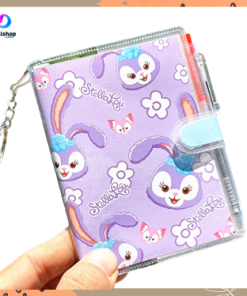 Buku Notebook Notes Memo Kecil Mini Motif Kartun Lucu Dengan Pena dan Ring Gantungan Kunci - Gambar 7