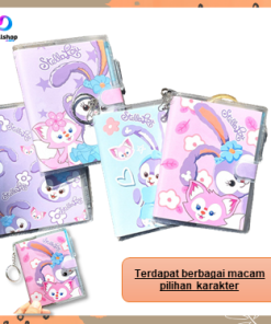 Alternative view of Buku Notebook Notes Memo Kecil Mini Motif Kartun Lucu Dengan Pena dan Ring Gantungan Kunci