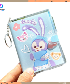 Buku Notebook Notes Memo Kecil Mini Motif Kartun Lucu Dengan Pena dan Ring Gantungan Kunci - Gambar 6