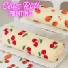 Cetakan Kertas Kue Bolu Gulung Cake Roll Printing Kertas Roti Baking Paper Motif Buah Hewan Pastoral