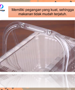 Alternative view of Kotak  Box Hantaran Kue Cake Tart Mika Cup Dessert Puding Unik Transparant jinjing