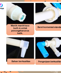 Pompa Dispenser Deterjen Cair Sabun Cuci Piring Pump Cairan dalam Derijen Manual - Gambar 6