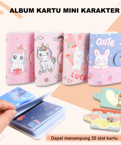 Dompet Tempat Kartu Nama Logam Mulia Minigold Atm Card Holder 20slot