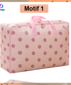 Travel Bag Besar Motif Tas Traveling Lipat Anti Air Foldable Bag Import - Gambar 8