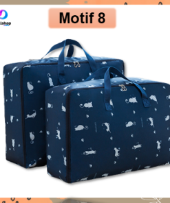 Travel Bag Besar Motif Tas Traveling Lipat Anti Air Foldable Bag Import - Gambar 15
