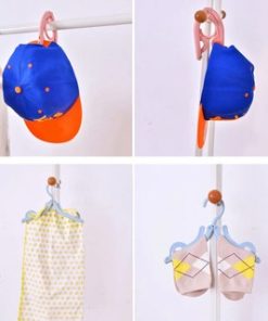 Hanger lipat portable / gantungan jemuran baju travel multifungsi - Gambar 4