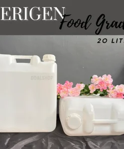 Jerigen 20 Liter Baru Import Bahan HDPE aman untuk Air Minyak Madu Sabun dll