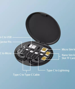 Kotak Tempat Penyimpanan Kabel Data Charger Fast Charging 60W Lightning Iphone Konektor Adapto USB Type C Mikro - Gambar 9