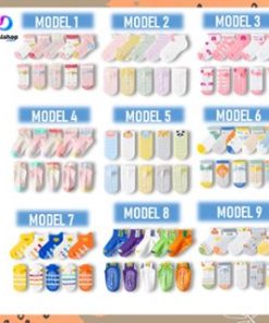 Kaos Kaki Anak Perempuan Laki laki Anti Slip Licin Motif Lucu Import Kaus kaki Bermain Playground - Gambar 5