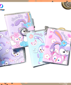 Buku Notebook Notes Memo Kecil Mini Motif Kartun Lucu Dengan Pena dan Ring Gantungan Kunci