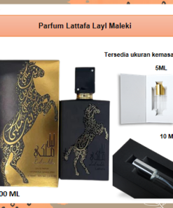 Minyak Wangi Eau de Parfum Aarb Pria dan Wanita Lail malike 5ml 10ml 100ml