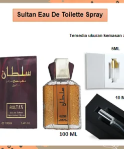 Parfum Pria Wanita Arab Dubai SULTAN 5ml 10ml 100ml