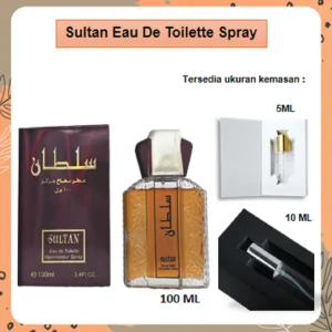 Parfum Pria Wanita Arab Dubai SULTAN 5ml 10ml 100ml