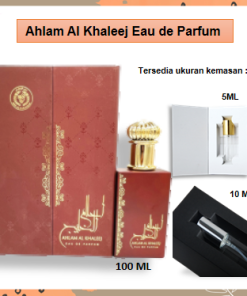 Parfum Arab Spray Ahlam al Khaleej Pria dan Wanita EDP Fresh 5ml 10ml 100ml