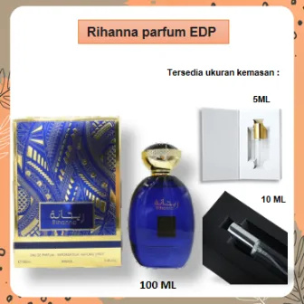 Parfum Arab Dubai RIHANNA Sapphire Pria dan Wanita EDP Import 5ml 10ml 100ml