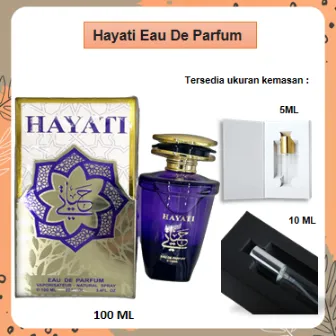 Parfum Pria dan Wanita HAYATI lavender Arab Dubai Parfum 5ml 10ml 100ml