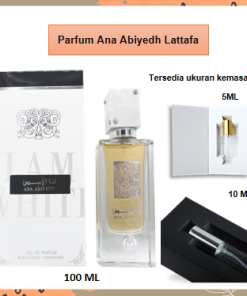 Parfume Ana Al Abiyadh Eau de Parfum Premium Unisex 5ml 10ml 100ml