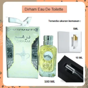 Parfum Arab Dubai Dirham Silver Ard Unisex Tahan Lama  5ml 10ml 100ml