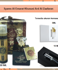 Parfum Arab Pria dan Wanita Shams el Emarat ard al zaafaran 5ml 10ml 100ml