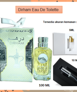 Parfum Arab Dubai Dirham Silver Ard Unisex Tahan Lama  5ml 10ml 100ml