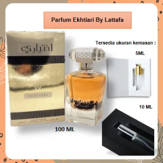 Parfum Arab Pria dan Wanita Ekhtiari Parfume EDP  Tahan Lama 5ml 10ml 100ml