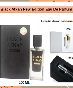Parfum Arab Dubai Pria Wanita Black Afkan EDP Spray 5ml 10ml 60ml