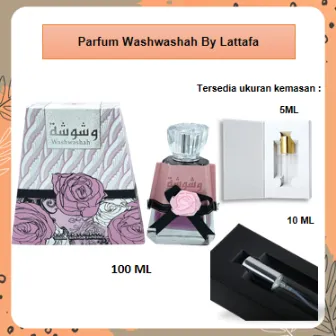 Parfum Arab Wanita Washwash lattafa Eau de parfume 5ml 10ml 100ml
