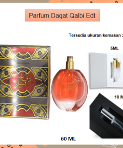 Parfum Wanita Arab Dubai Daqat Qalbi Rose Parfume eau de toilette 5ml 10ml 100ml