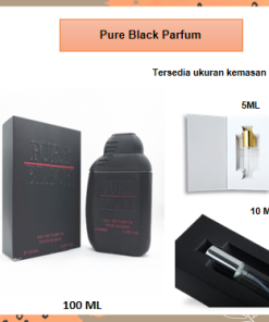 Parfum Pria dan Wanita Pure Black Parfume Arab 5ml 10ml 100ml