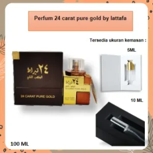 Parfum Arab 24 Carat Pure Gold parfume Unisex EDP 5ml 10ml 100ml