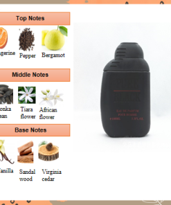 Parfum Pria dan Wanita Pure Black Parfume Arab 5ml 10ml 100ml - Gambar 3