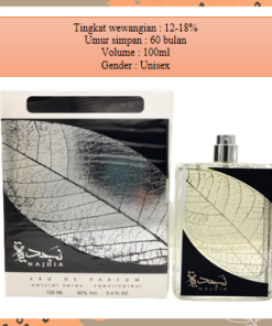 Parfum Arab Dubai Najdia Lattafa Fresh Unisex EDP 5ml 10ml 100ml - Gambar 3