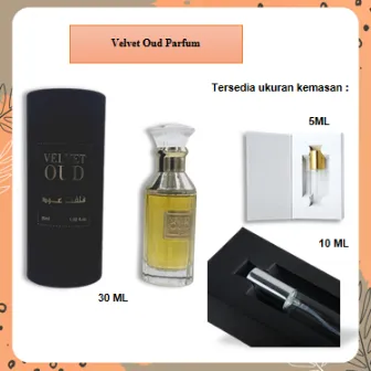 Parfum Arab Pria dan Wanita EDP Velvet Oud Parfume Lattafa 5ml 10ml 30ml