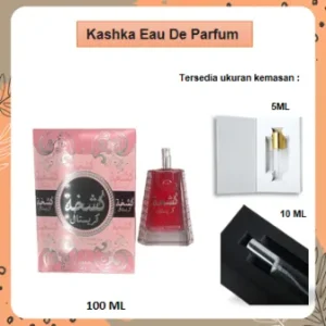 Parfum Arab Spray Pria dan Wanita Kashka crystal EDP Parfume 5ml 10ml 100ml