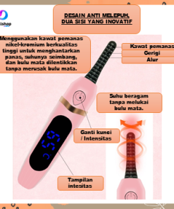 Alat Jepit Bulu Mata Eyelash Extension Catokan Pelentik bulu mata Eyelash Curler Elektrik - Gambar 4
