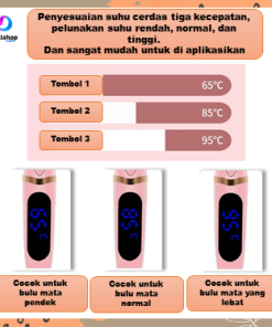 Alat Jepit Bulu Mata Eyelash Extension Catokan Pelentik bulu mata Eyelash Curler Elektrik - Gambar 5
