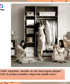 Alternative view of Plastik Vacum Baju Gantung Vacuum Bag Plastic Kantong Plastik Pakaian Bahan PA+PE