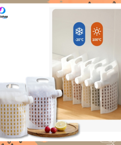 Standing Pouch Tas Plastik Tempat Penyimpanan Beras Kemasan Makanan dan Minuman Transparan Foodgrade Portable
